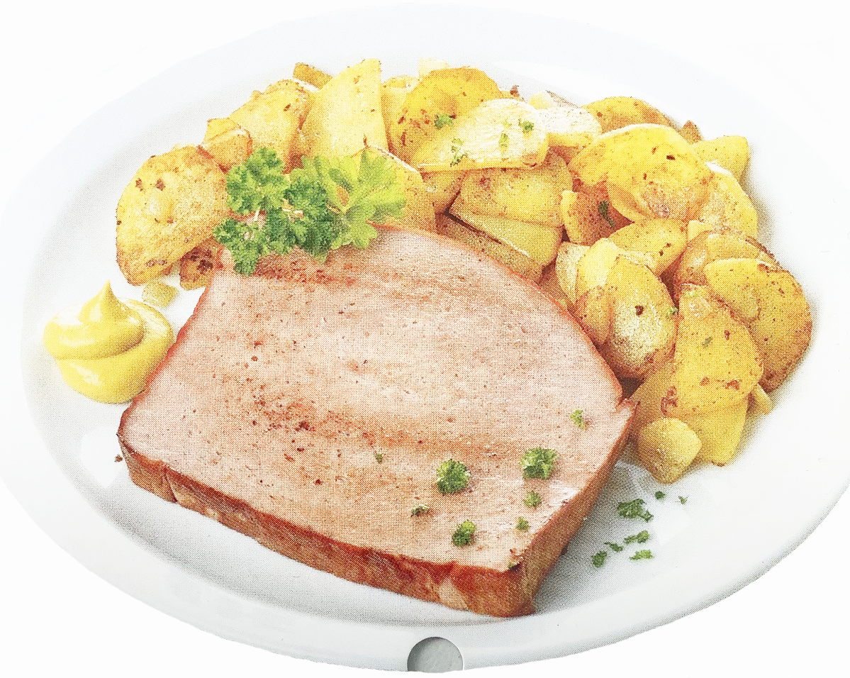 Gebratener Fleischkäse